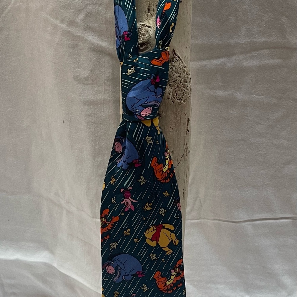 Winnie the Pooh Caught in the Wind Tie